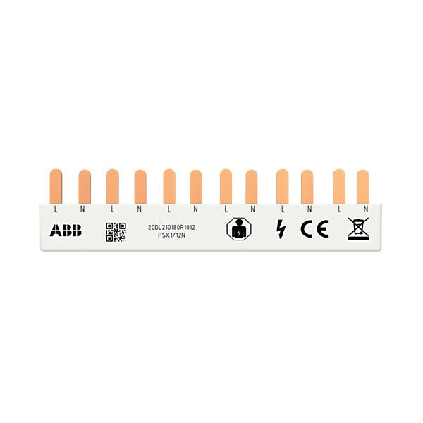ABB Phasenschiene FlexLine 1P+N, 12Pins, 6 TE PSX1/12N
